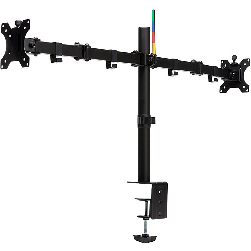 Kensington SmartFit Mounting Arm for Monitor Height Adjustable - 2 Display(s) Supported - 32" Screen Support - 35.27 lb Load Capacity - 75 x 75, 100 x 100 - VESA Mount Compatible - Steel, Aluminum - 1 Each (55409)