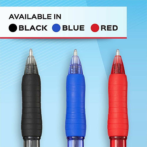 Paper Mate Pen RT Bold Profile Asst 4/pkg 1 mm Bold, Medium Pen Point - Retractable - Black, Blue, Red, Assorted Ink - Solvent Based - Assorted Barrel - 4 / Pack (2100912)