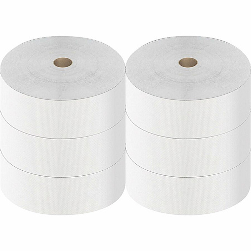 Cascades&reg; Perform Jumbo Toilet Paper, 2 Ply, 1250-ft Roll, 6 Rolls 2 Ply - 3.40" Width x 1250 ft Length - 9" Roll Diameter - White - Paper - 6 / Carton (T320)