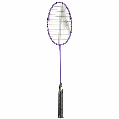 Champion Sports Tempered Steel Badminton Racket Set Red, Orange, Yellow, Green, Blue, Purple - Nylon, Leather, Tempered Steel - 6 / Set (BR20SET)