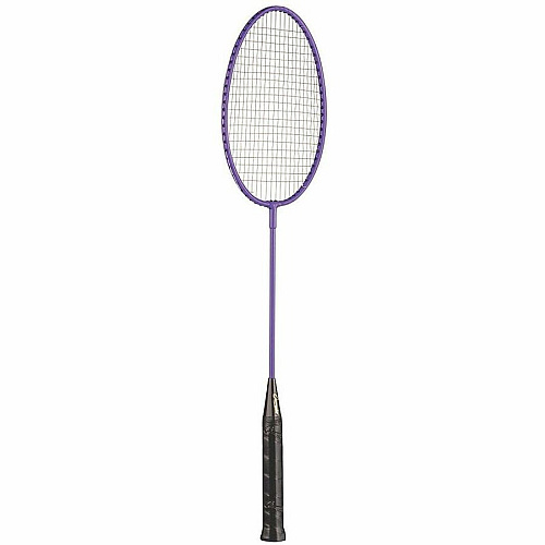 Champion Sports Tempered Steel Badminton Racket Set Red, Orange, Yellow, Green, Blue, Purple - Nylon, Leather, Tempered Steel - 6 / Set (BR21SET)