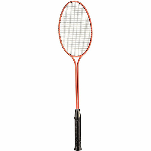 Champion Sports Tempered Steel Twin Shaft Badminton Racket Set Red, Orange, Yellow, Green, Blue, Purple - Nylon, Leather, Tempered Steel - 6 / Set (BR30SET)