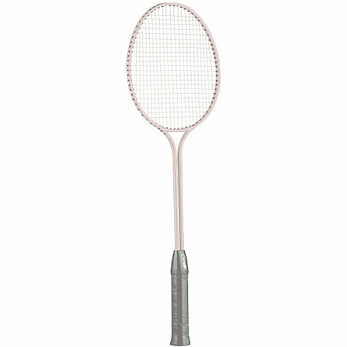 Champion Sports Tempered Steel Twin Shaft Badminton Racket Set Red, Orange, Yellow, Green, Blue, Purple - Nylon, Leather, Tempered Steel - 6 / Set (BR30SET)
