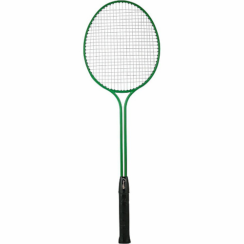 Champion Sports Tempered Steel Twin Shaft Badminton Racket Set Red, Orange, Yellow, Green, Blue, Purple - Nylon, Leather, Tempered Steel - 6 / Set (BR31SET)