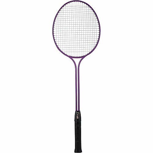 Champion Sports Tempered Steel Twin Shaft Badminton Racket Set Red, Orange, Yellow, Green, Blue, Purple - Nylon, Leather, Tempered Steel - 6 / Set (BR31SET)