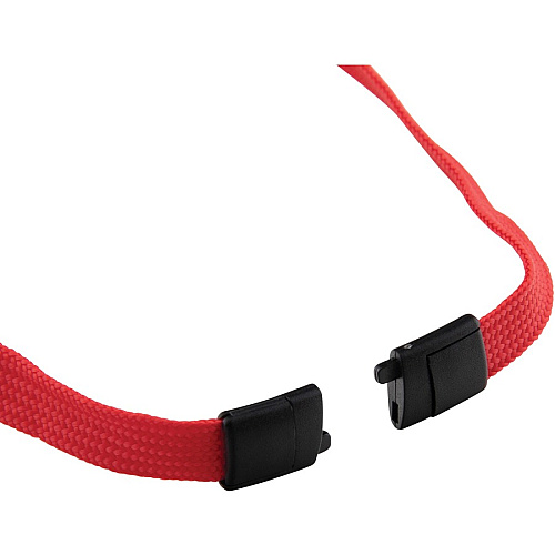 Advantus Face Mask Lanyard Adjustable - J-Hook Attachment - 30" Length - Red - 10 / Pack (76115)