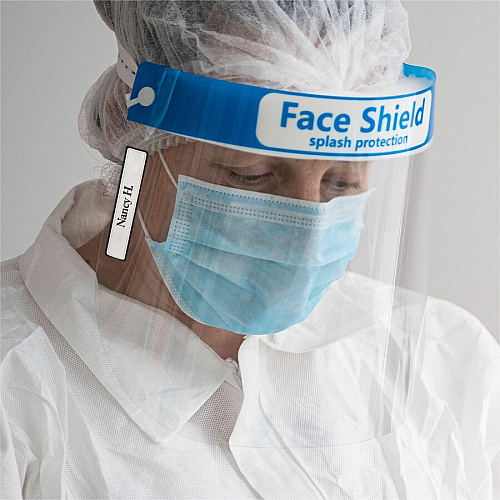Avery&reg; Durable ID Labels 5/8" Widthss x 3 1/2" Length - Permanent Adhesive - Rectangle - Matte - White - Blue Border - Film - Water Resistant - 7 / Sheet - 5 Total Sheets - 630 Total Label(s) - 35/Pack - 18 / Carton (05212)