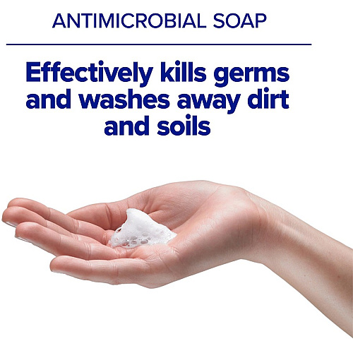 PURELL&reg; ES6 HEALTHY SOAP&trade; 0.5% BAK Antimicrobial Foam Fragrance-free Scent - 1.27 quart - Pump Bottle Dispenser - Soil Remover, Odor Remover, Kill Germs - Hand, Skin - Moisturizing - Antibacterial - Clear - Dye-free, Fragrance-free, Pht (648002)