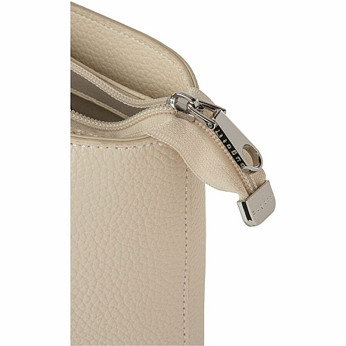 bugatti Pure Carrying Case (Tote) for 14" Notebook - Cream Damage Resistant, Scratch Resistant, Scuff Resistant - Vegan Leather Body - Felt Interior Material - Handle, Trolley Strap, Shoulder Strap - 13.3" Height x 15" Width x 6.3" Depth - F (LBG5054BUCR)