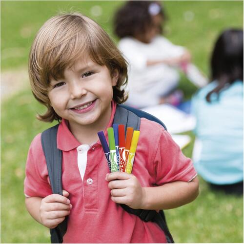 Cra-Z-Art Washable Markers, Broad Bullet Tip, Assorted Classic/Neon/Pastel Colors, 20/Set (44402WM20)