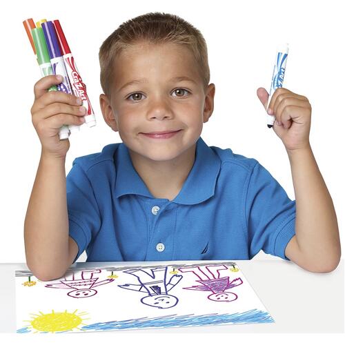 Cra-Z-Art Washable Markers, Broad Bullet Tip, Assorted Classic/Neon/Pastel Colors, 20/Set (44402WM20)