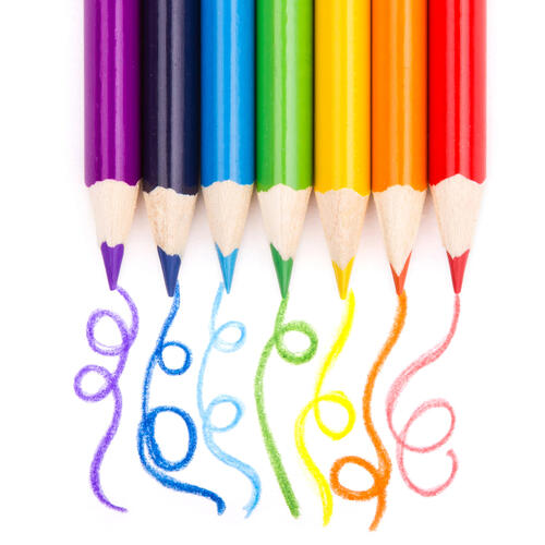 Cra-Z-Art Colored Pencils, 36 Assorted Lead and Barrel Colors, 36/Box (10438WM36)