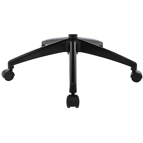 Lorell Mesh Mid-back Office Chair Fabric Seat Material - Mid Back - 5-star Base - Black - 1 Each (LLR62626)