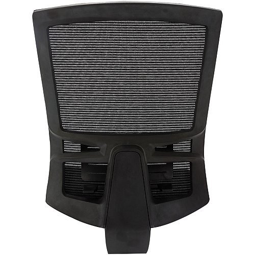 Lorell Mesh Mid-back Office Chair Fabric Seat Material - Mid Back - 5-star Base - Black - 1 Each (LLR62626)