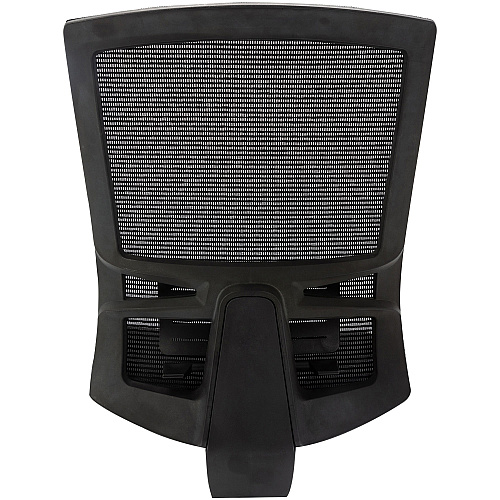 Lorell Mesh Mid-back Office Chair Fabric Seat Material - Mid Back - 5-star Base - Black - 1 Each (LLR62626)
