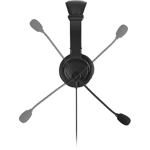 Kensington USB-C Hi-Fi Headphones with Mic Stereo - USB Type C - Wired - Over-the-head - Binaural - Ear-cup - 6 ft Cable - Noise Cancelling Microphone - Noise Canceling - Black (97457)