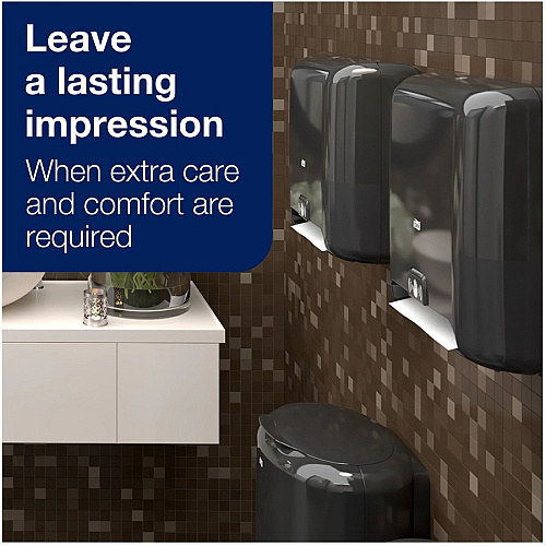 Tork&reg; Matic Hand Towel Roll Dispenser with Intuition Sensor™, Black (5 Touchless, Roll Dispenser - 14.5" Height x 13" Width x 8" Depth - Plastic - Black - Hygienic, Adjustable, Refill Indicator - 1 / Carton 511282)