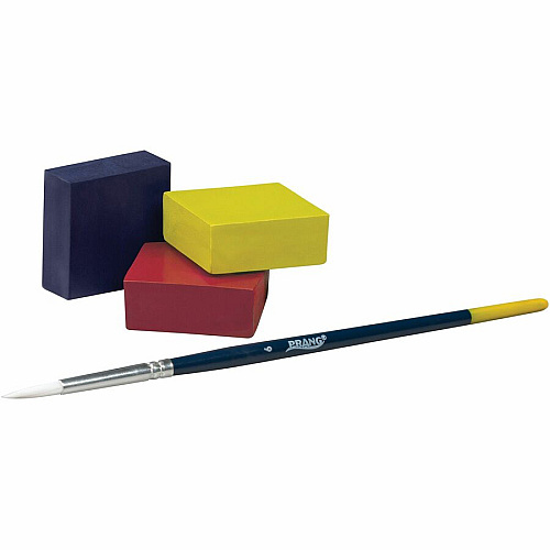Prang Tempera Cakes Paint Kit 9 Color(s) - Multicolor - 9 / Set (X80900)