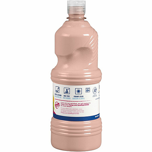 Prang Liquid Tempera Paint Peach - 1 quart - 1 Each (X23234)