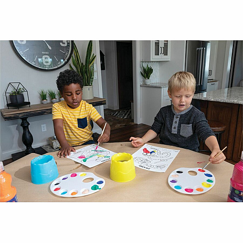 Prang Ready-to-Use Washable Tempera Paint Peach - 1 quart - Washable - 1 Each (X10911)