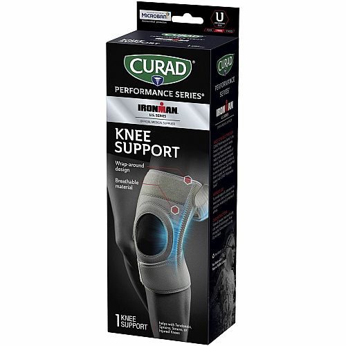 Curad Performance Series Knee Supports Gray - Neoprene - 1 Each (CURIM23333)