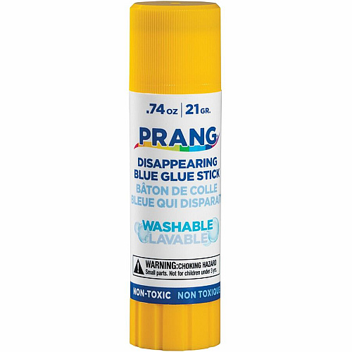 Prang Disappearing Blue Washable Glue Stick 0.74 oz - 1 Each - Blue (X15090)