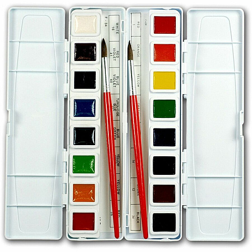 Prang Half Pan Watercolor Set 1 / Set - Assorted (X1600)