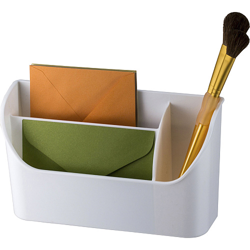 Officemate MagnetPlus Magnetic Organizer, White 4.76" Height x 8" Width x 2.48" Depth - Magnetic - White - 1 Each (92550)
