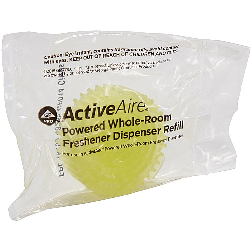 ActiveAire Powered Whole-Room Freshener Dispenser Refills Citrus - 30 Day - Odor Neutralizer - 12 / Carton (48285)