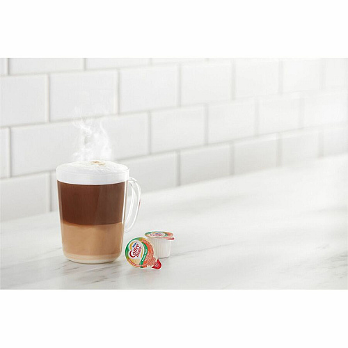 Coffee-mate Coffee mate Zero-Sugar Hazelnut Flavored Liquid Creamer Singles Hazelnut Flavor - 0.38 fl oz (11 mL) - 50 / Box (98468)