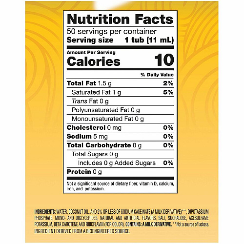 Coffee-mate Coffee mate Zero-Sugar Hazelnut Flavored Liquid Creamer Singles Hazelnut Flavor - 0.38 fl oz (11 mL) - 50 / Box (98468)