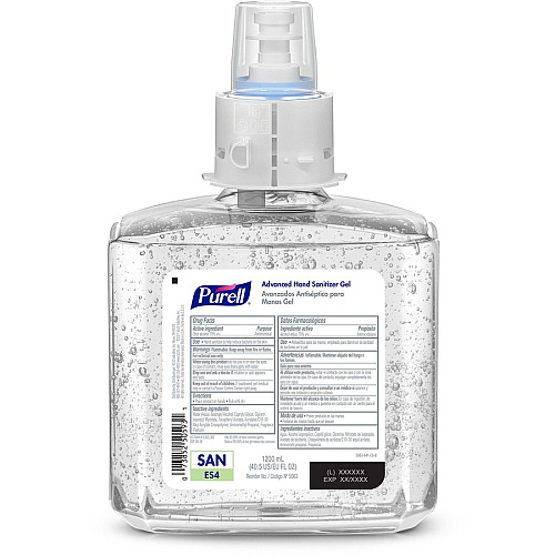 PURELL&reg; Advanced Hand Sanitizer Gel Refill Citrus, Fruity Scent - 1.27 quart - Kill Germs - Hand, Skin - Clear - Dye-free, Hygienic - 2 / Carton (506302)