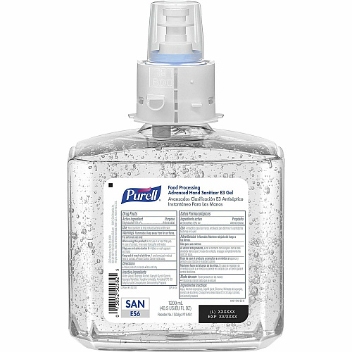 PURELL&reg; Hand Sanitizer Gel Refill 1.27 quart - Bacteria Remover, Kill Germs, Food Remover - Hand - Dye-free, Fragrance-free, No Rinse, Hygienic - 2 / Carton (646102)