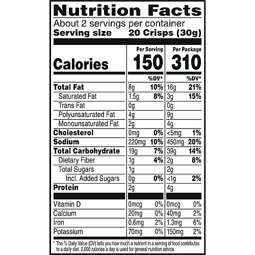 Cheez-It Snap'd Cheddar Sour Cream & Onion Crackers Cheddar Sour Cream, Onion - 6 / Carton (11460)