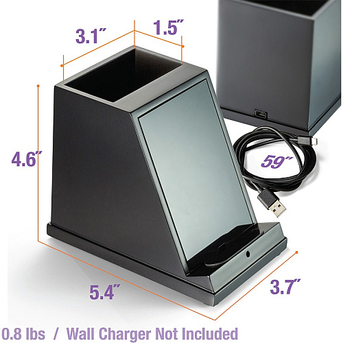 Victor CS100 Wireless Phone Charger with Pencil Cup