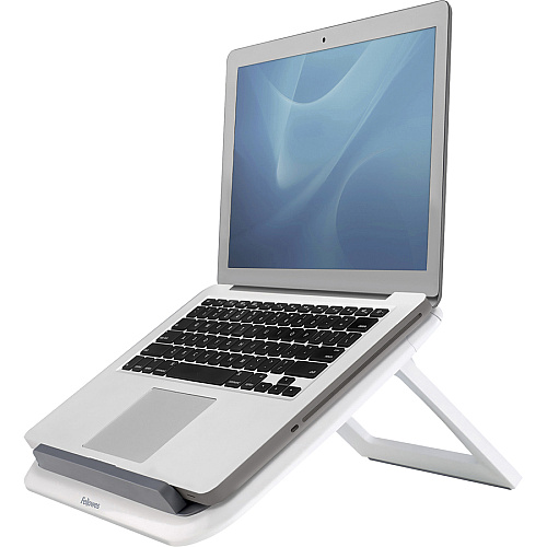 Fellowes I-Spire Series Laptop Quick Lift - White Up to 17" Screen Support - 1.65" Height x 12.60" Width x 11.26" Depth - ABS Plastic - White (8210101)