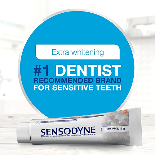 Sensodyne Extra Whitening Toothpaste 36 / Carton - White (08434)
