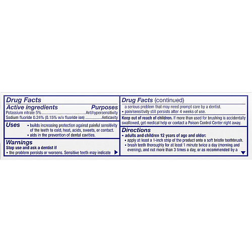 Sensodyne Extra Whitening Toothpaste 36 / Carton - White (08434)