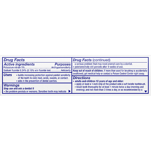 Sensodyne Extra Whitening Toothpaste 36 / Carton - White (08434)