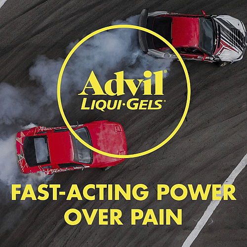 Advil Liqui-Gels For Pain, Headache, Backache, Menstrual Cramp, Joint Pain, Fever - 50/Box - 1 Each (16902)