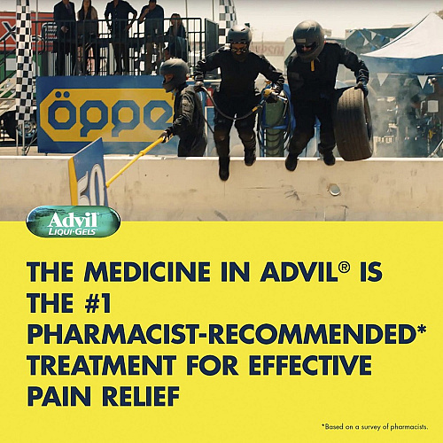 Advil Liqui-Gels For Pain, Headache, Backache, Menstrual Cramp, Joint Pain, Fever - 50/Box - 1 Each (16902)