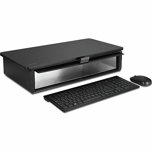 Kensington UVStand Monitor Stand with UVC Sanitization Compartment Black (55100)