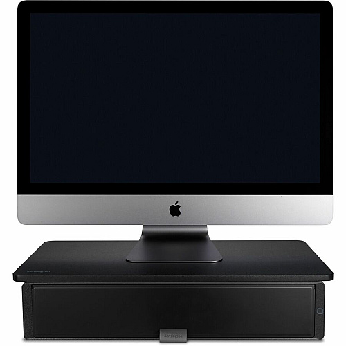 Kensington UVStand Monitor Stand with UVC Sanitization Compartment Black (55100)