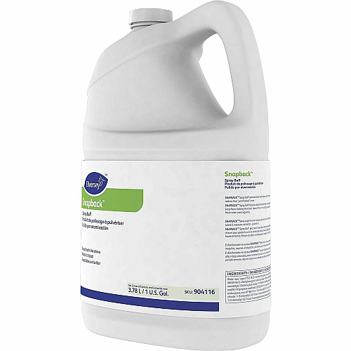 Diversey SnapbackTM Spray Buff Ready-To-Use - 128 fl oz (4 quart) - Mild, Pleasant, Characteristic Scent - Straw - 4 / Carton (904116)