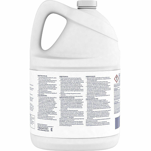 Diversey SnapbackTM Spray Buff Ready-To-Use - 128 fl oz (4 quart) - Mild, Pleasant, Characteristic Scent - Straw - 4 / Carton (904116)
