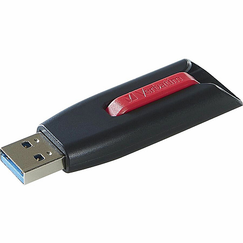 Verbatim 64GB Store 'n' Go&reg; V3 USB 3.2 Gen 1 Flash Drive - 2pk - Red, Blue 64 GB - USB 3.2 (Gen 1) Type A - Blue, Red - Lifetime Warranty - 2 / Pack (70899)