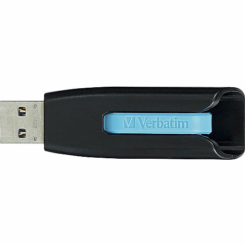 Verbatim 64GB Store 'n' Go&reg; V3 USB 3.2 Gen 1 Flash Drive - 2pk - Red, Blue 64 GB - USB 3.2 (Gen 1) Type A - Blue, Red - Lifetime Warranty - 2 / Pack (70899)