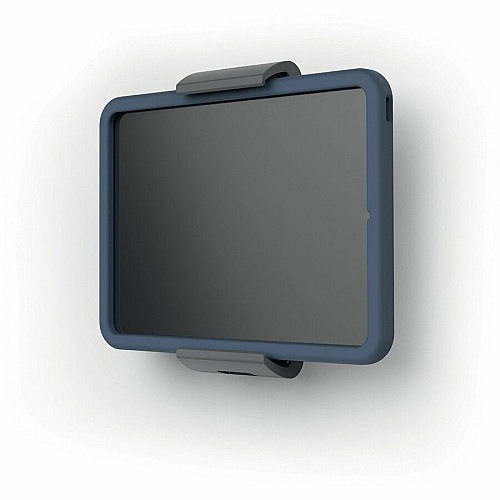 DURABLE Wall Tablet Holder XL Portrait, Landscape - 2" Height x 3.3" Width x 7.1" Depth - Rubber, Steel, ABS, Aluminum - Silver - 1 Each (893823)