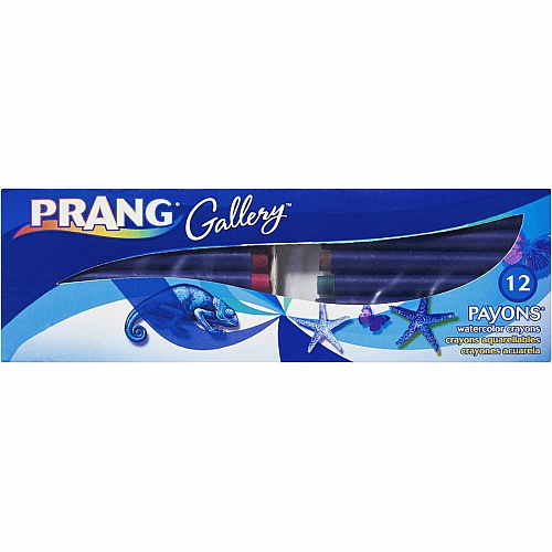 Prang Watercolor Crayons 3.5" Length - 0.3" Diameter - Multi - 12 Each (X34312)