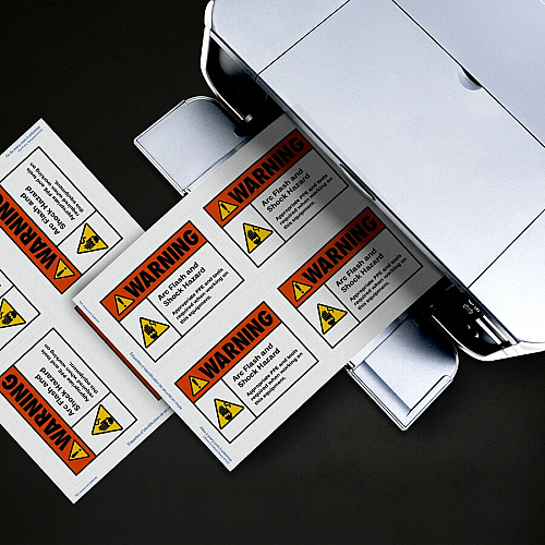 Avery&reg; Reflective Sign Labels 3 1/2" Width x 5" Length - Permanent Adhesive - Rectangle - Laser - Silver - Film - Water Resistant - 4 / Sheet - 10 Total Sheets - 40 Total Label(s) - 40 / Pack (61584)